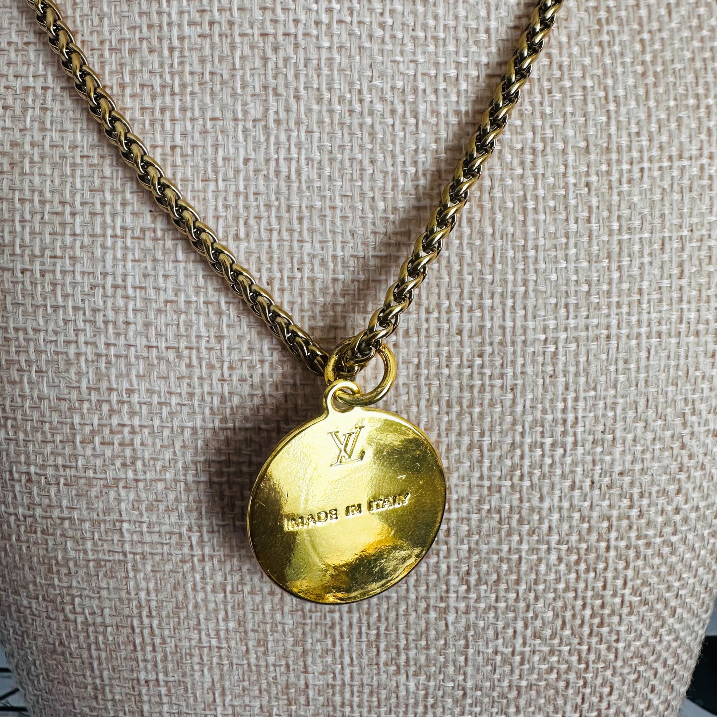 Louis Vuitton Red Pendant Necklace