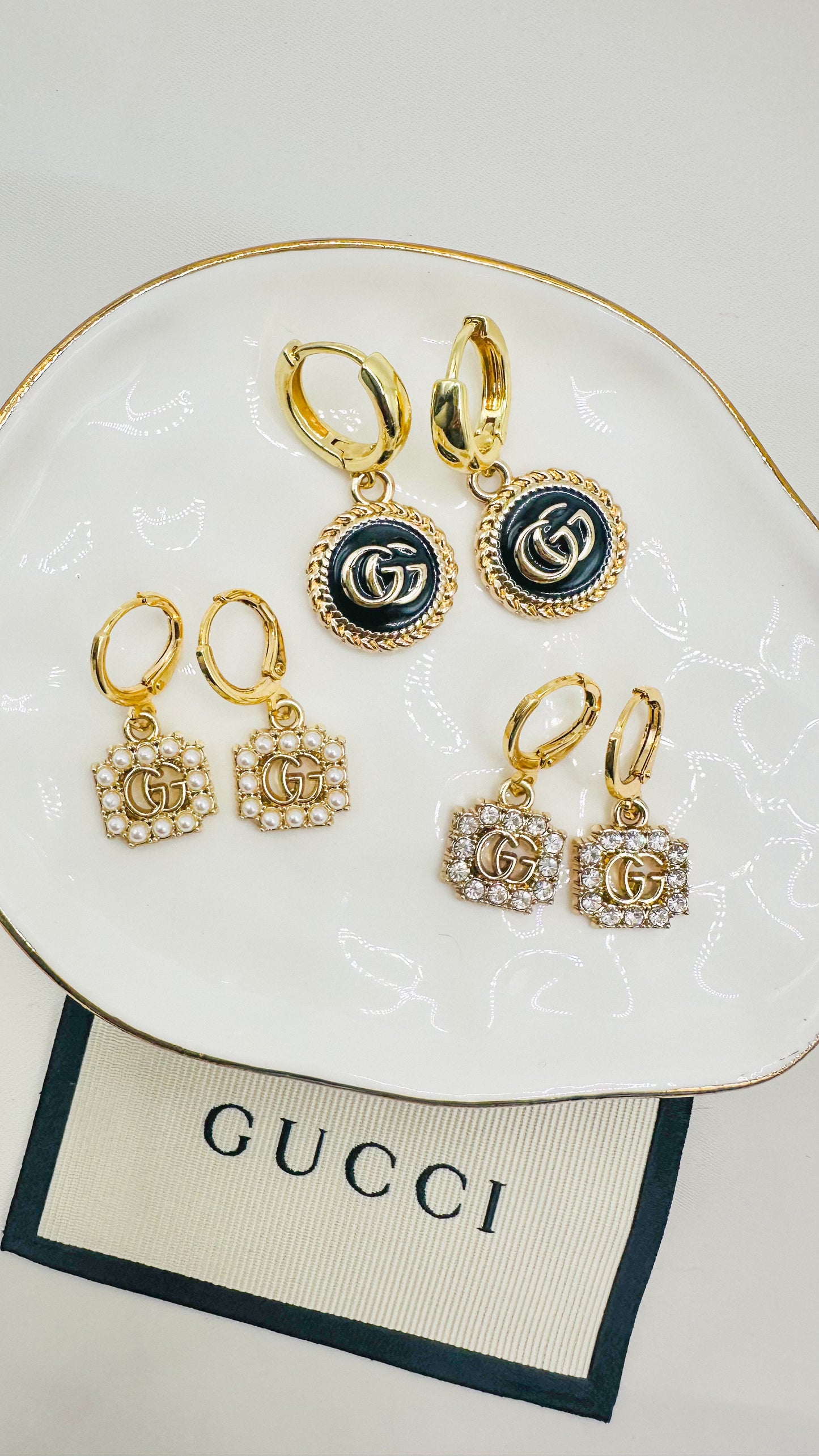 Gucci Rhinestone Earrings